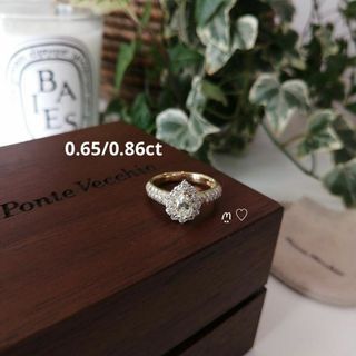 ポンテヴェキオ フラワー サファイヤ リング 0.69CT