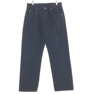 ラングラー(Wrangler)の古着 ラングラー Wrangler RELAXED FIT ブラックジーンズ デニムパンツ メンズw32 /taa001235(デニム/ジーンズ)