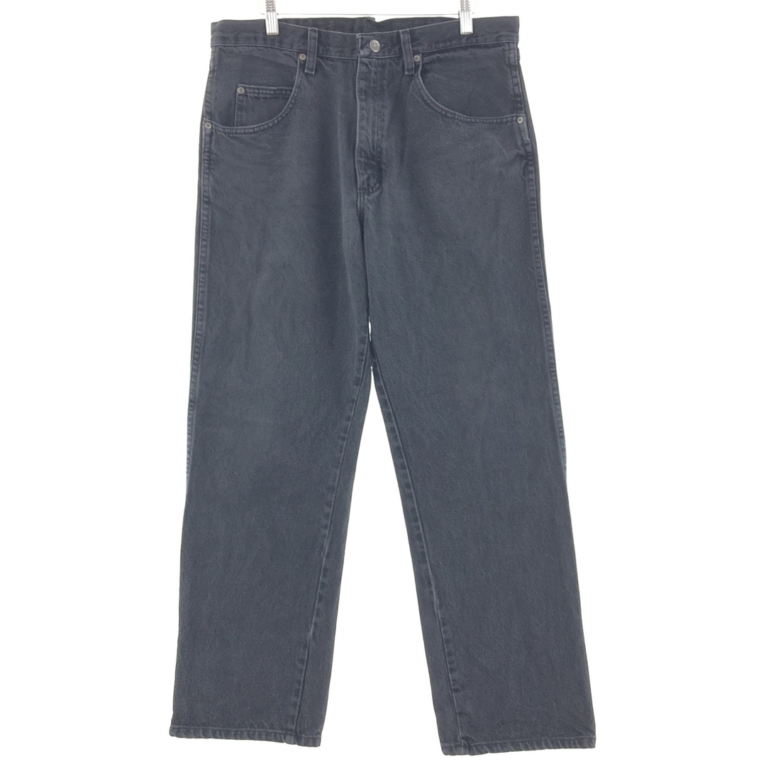 Wrangler(ラングラー)の古着 ラングラー Wrangler ブラックジーンズ デニムパンツ メンズw34 /taa001234 メンズのパンツ(デニム/ジーンズ)の商品写真