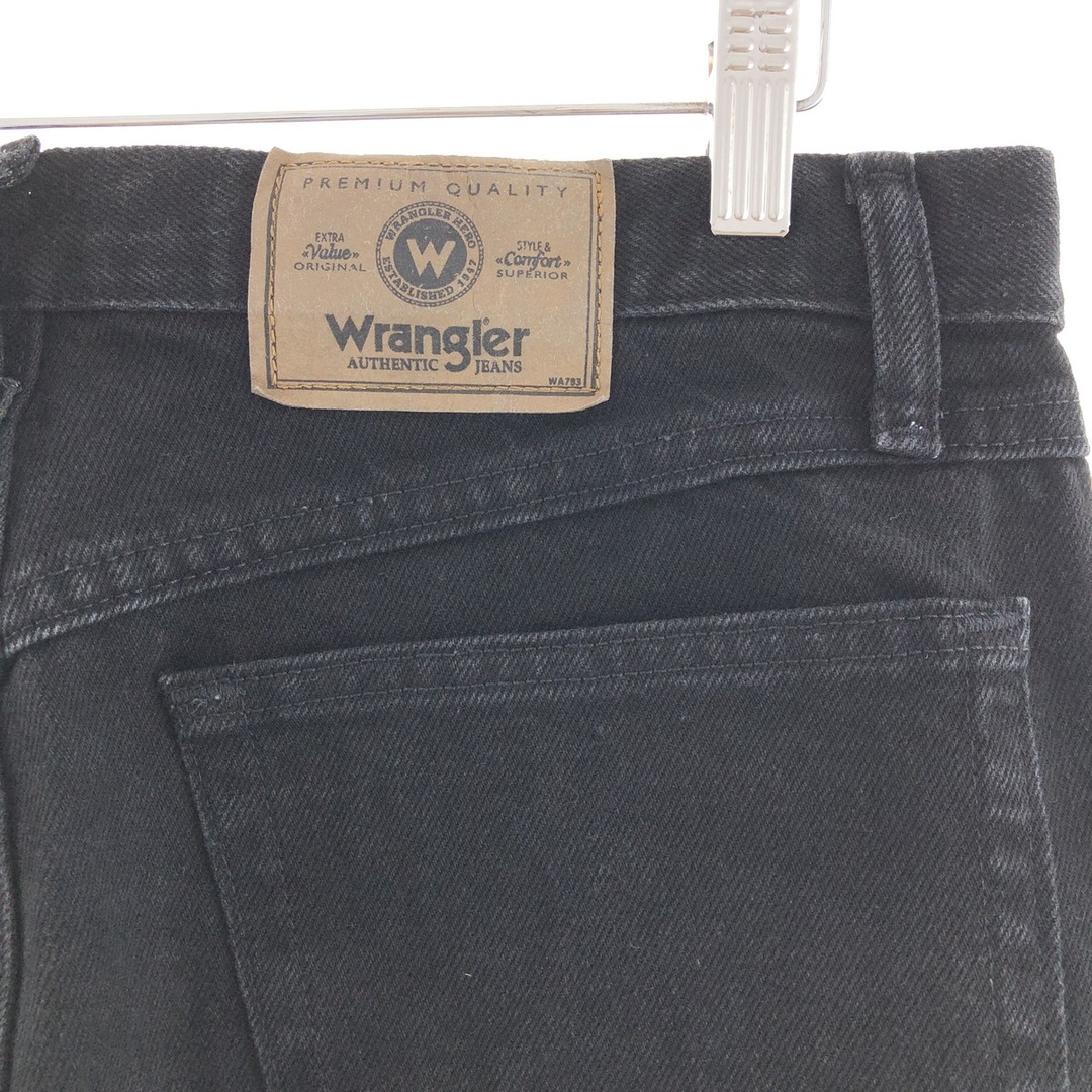 Wrangler(ラングラー)の古着 ラングラー Wrangler ブラックジーンズ デニムパンツ メンズw32 /taa001240 メンズのパンツ(デニム/ジーンズ)の商品写真