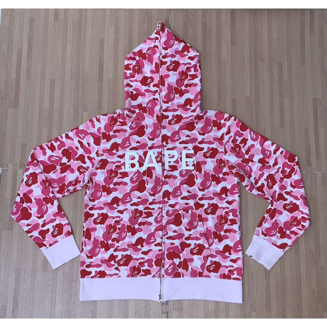 A BATHING APE - ☆激レア ABC ピンク BAPEロゴ パーカー L シャーク ...