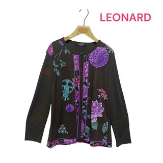 値下げ中、LEONARD、レオナール、長袖、夏、花柄、美品、おしゃれ、人気