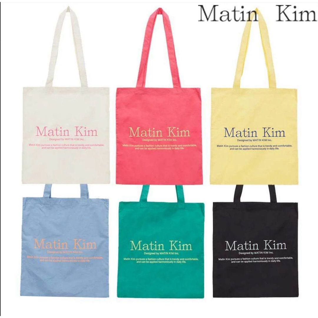 韓国限定　マーティンキム　matinkim エコバッグ　ピンク レディースのバッグ(トートバッグ)の商品写真