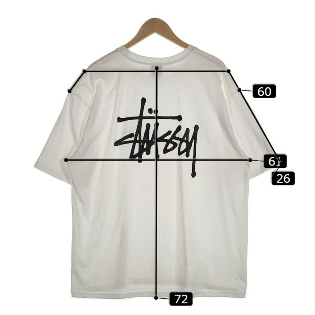 STUSSY - STUSSY ステューシー ストックロゴ 両面プリントTシャツ