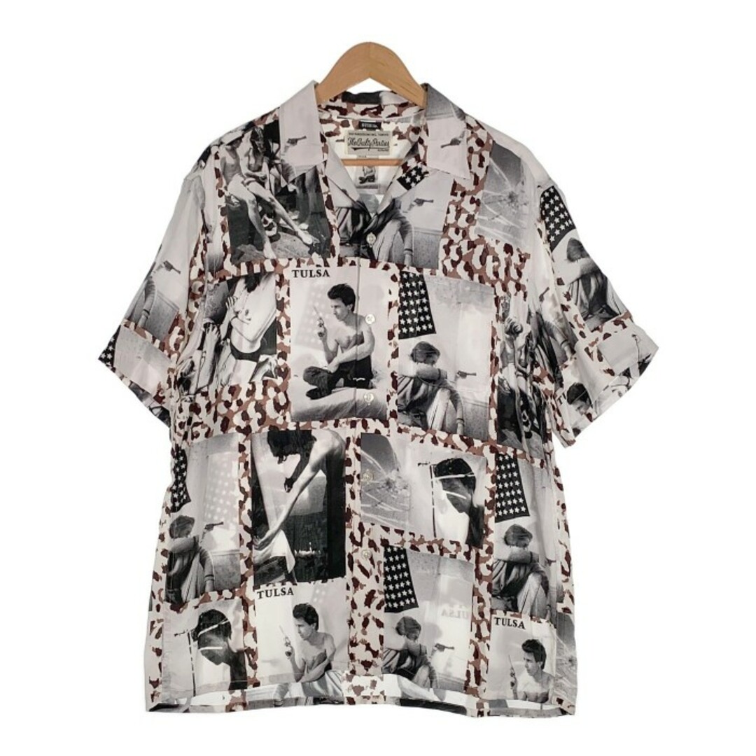 WACKO MARIA ワコマリア 21SS STIE-LO LARRY CLARK TULSA スティーロー HAWAIIAN SHIRT ハワイアンシャツ レーヨン Size Lのサムネイル