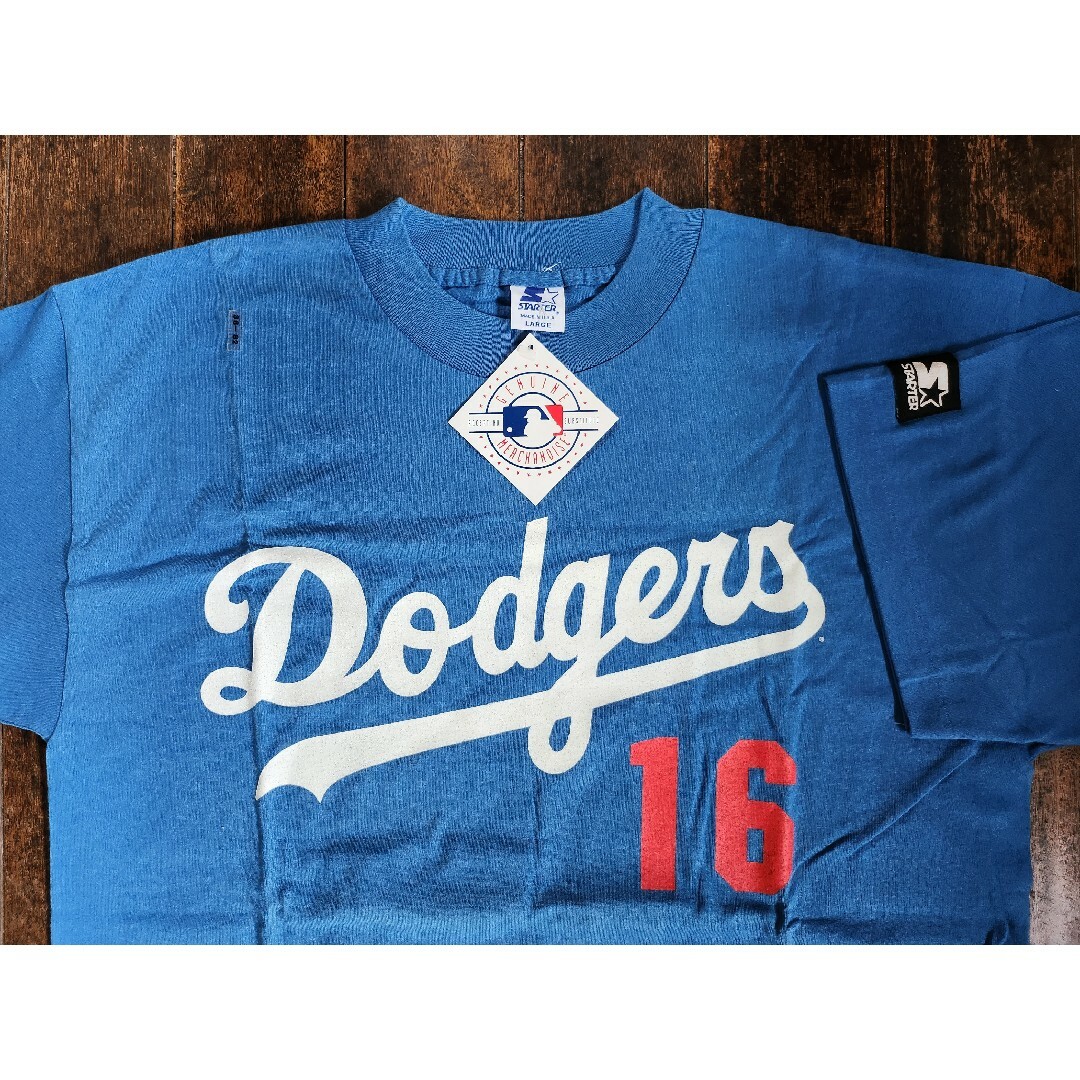 新品 ☆ ビンテージ T スターター LA ドジャース 野茂 英雄 新品 ☆ ビンテージ T スターター LA ドジャース 野茂 英雄