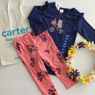 carter's - 新品♡カーターズ♡12M♡ロンパース♡レギンス♡花柄 ...