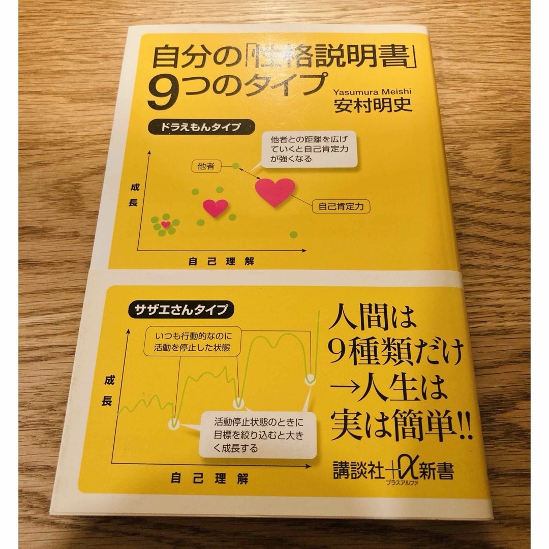 自分の「性格説明書」９つのタイプ エンタメ/ホビーの本(その他)の商品写真