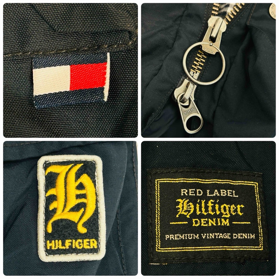 TOMMY HILFIGER(トミーヒルフィガー)のレッドレーベルヒルフィガー　トミーヒルフィガー　ミリタリージャケット　M 黒 メンズのジャケット/アウター(ミリタリージャケット)の商品写真