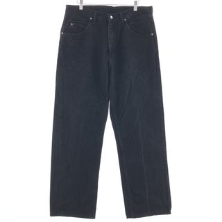 ラングラー(Wrangler)の古着 ラングラー Wrangler RELAXED FIT ブラックジーンズ デニムパンツ メンズw34 /taa001237(デニム/ジーンズ)