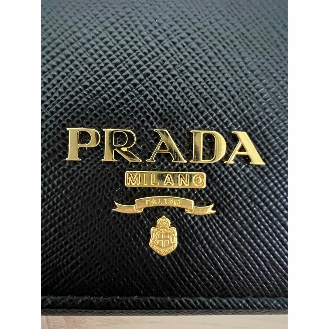 未使用 極美品 PRADA プラダ 財布 長財布 サフィアーノ ブラック