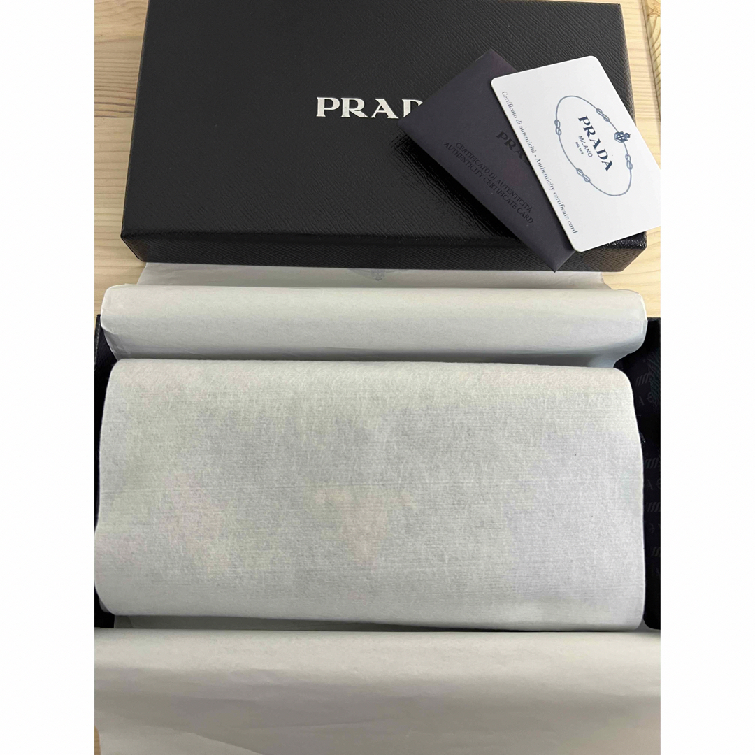 未使用 極美品 PRADA プラダ 財布 長財布 サフィアーノ ブラック