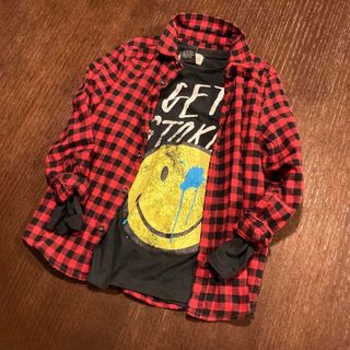 ザラキッズ(ZARA KIDS)のZARA 長袖シャツ　ロンT(Tシャツ/カットソー)