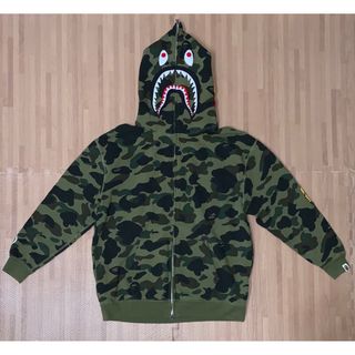 XS CAMO SHARK FULL ZIP HOODIE Razer Bape