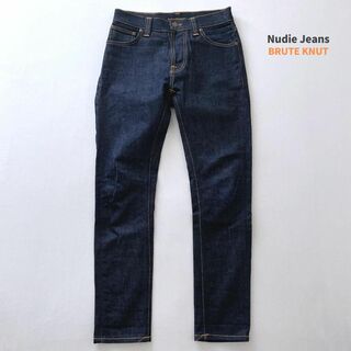 ヌーディジーンズ(Nudie Jeans)のヌーディージーンズ　BRUTE KNUT　ストレッチテーパードデニム　ブルー26(デニム/ジーンズ)