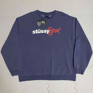 【激レア】STUSSY ステューシー　スウェット　トレーナー　ゆるだぼ　ネイビー