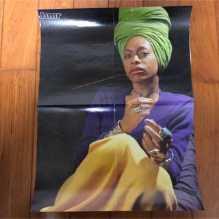 ERYKAH BADU black music review雑誌の付録ポスター(ポスター)