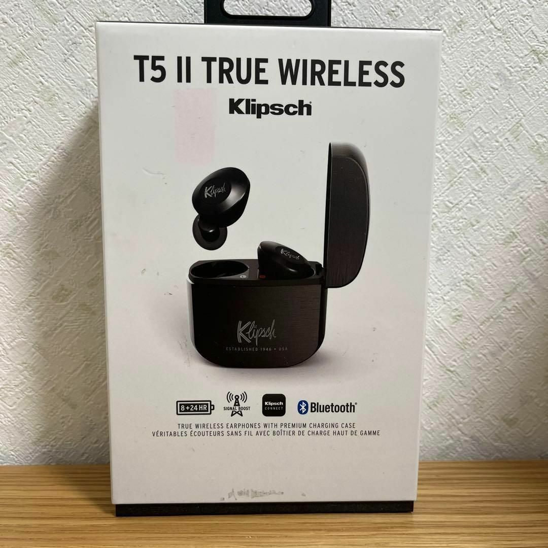 ヘッドフォン/イヤフォン★ Klipsch T5 Ⅱ True wireless ガンメタリック