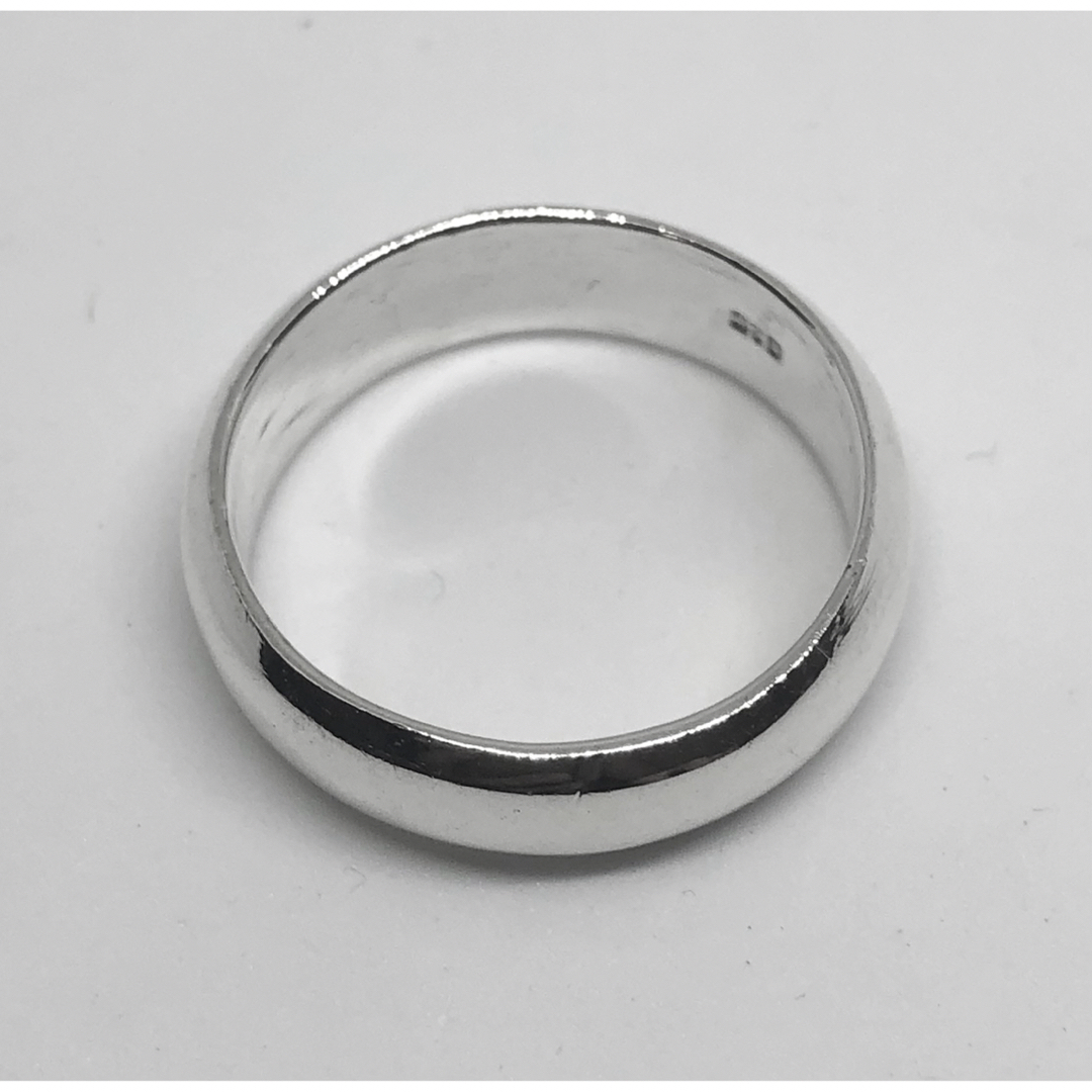 甲丸リング　婚約指輪　幅6ミリ　スターリングシルバー925 結婚指輪　19号　銀 メンズのアクセサリー(リング(指輪))の商品写真