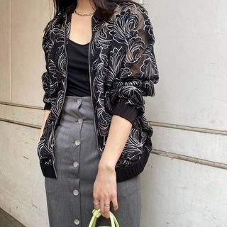 アメリヴィンテージ(Ameri VINTAGE)のEVELYN LACE BLOUSON(ブルゾン)