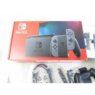 良品 ゲーム ニンテンドースイッチ 本体 HAC-001 グレー ジョイコン・充電器・箱付き 動作品 Nintendo switch