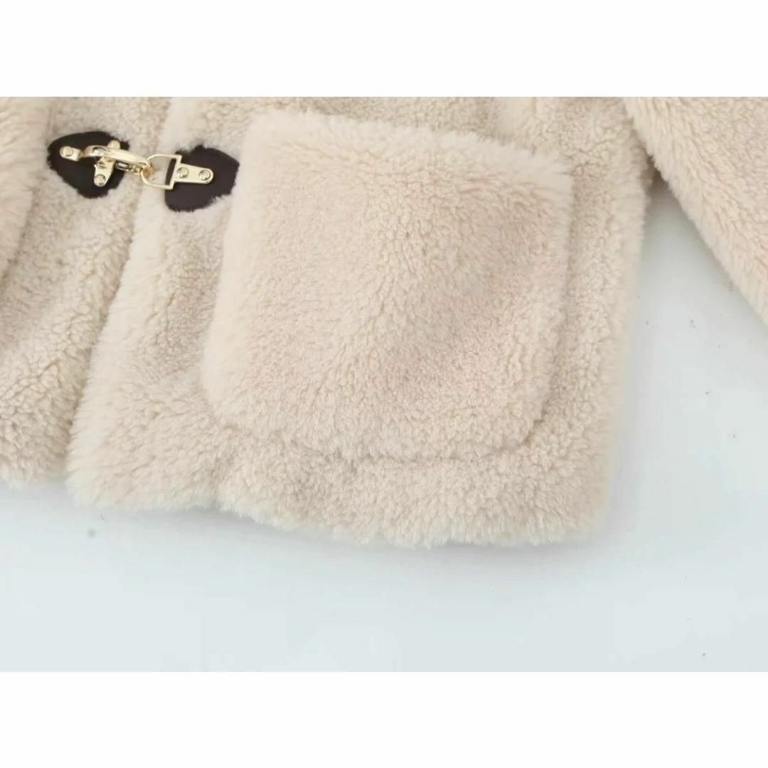 新品フェイクボアジャケット ロブスタークラスプ M ZARA GUの通販 by ...