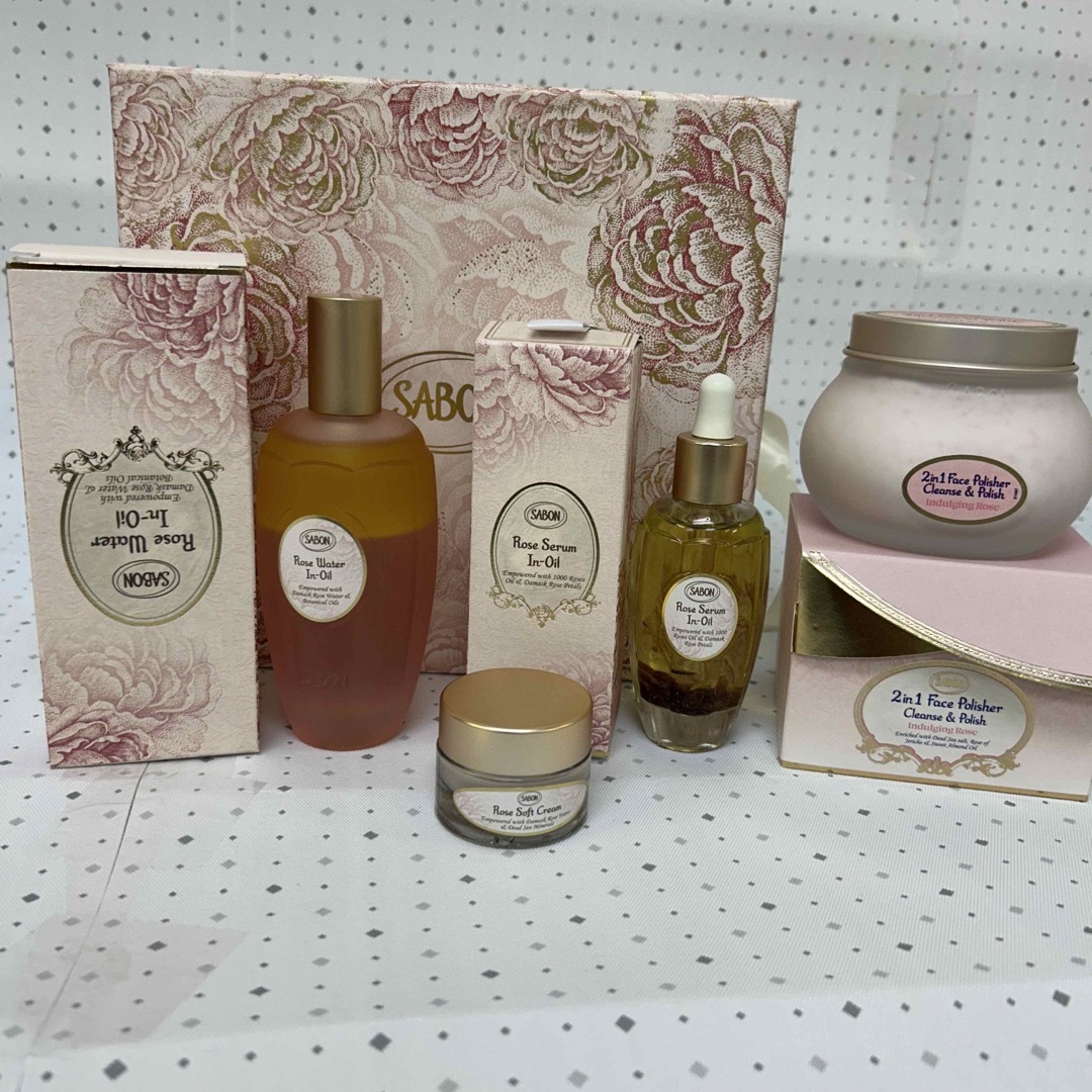 SABON(サボン)のローズフェイス コンプリートキット ウォータージュレ  2021 コスメ/美容のスキンケア/基礎化粧品(化粧水/ローション)の商品写真