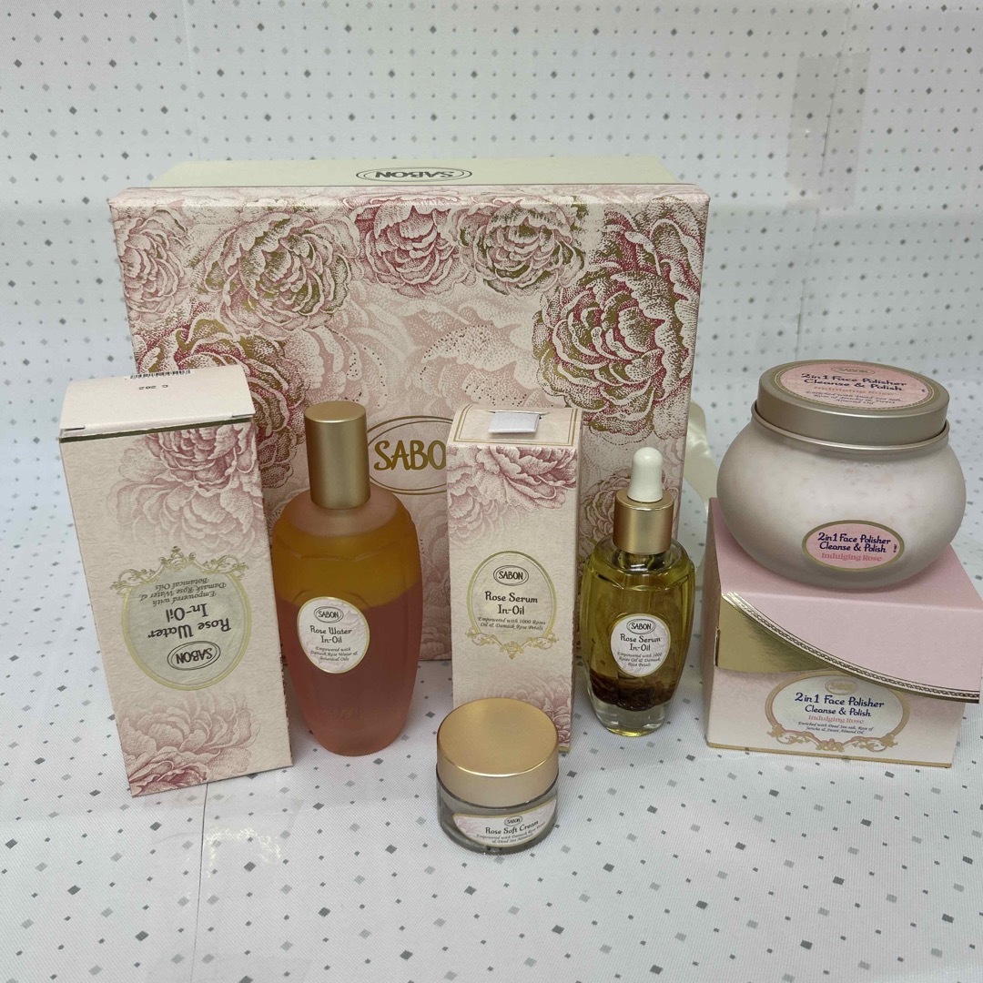 SABON(サボン)のローズフェイス コンプリートキット ウォータージュレ  2021 コスメ/美容のスキンケア/基礎化粧品(化粧水/ローション)の商品写真