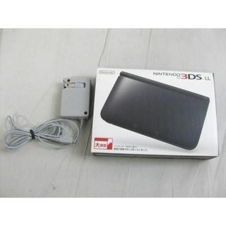  中古品 ゲーム ニンテンドー3DS LL 本体 SPR-001 ブラック 動作品 箱あり 充電器付き(携帯用ゲーム機本体)