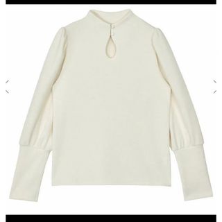 アメリヴィンテージ(Ameri VINTAGE)の2WAY PUFF SLEEVE BOUCLE TOP(カットソー(長袖/七分))