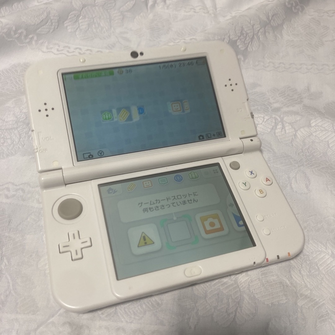 ニンテンドー3DS LL パールホワイト 動作確認済み