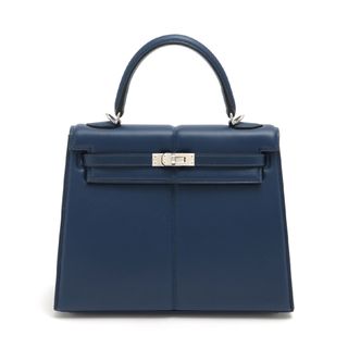 エルメス(Hermes)のエルメス ケリーパデット25 スイフト  ブルーサフィール レディース ハ(ハンドバッグ)