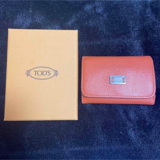 トッズ　TOD'S 四つ折り財布 コンパクト財布 パイソン　レザー