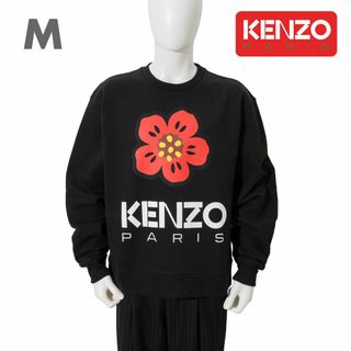 KENZO / ケンゾー | コットン タイガー ワッペン クルーネック スウェット | XL | レッド | メンズ