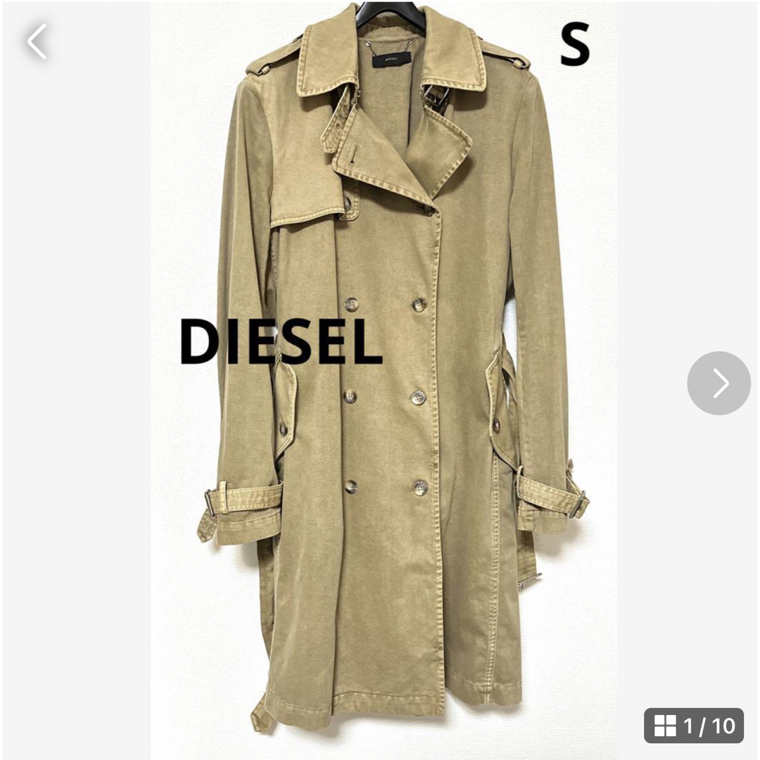 DIESEL(ディーゼル)の★DIESEL★トレンチコート ベージュ S レディースのジャケット/アウター(トレンチコート)の商品写真