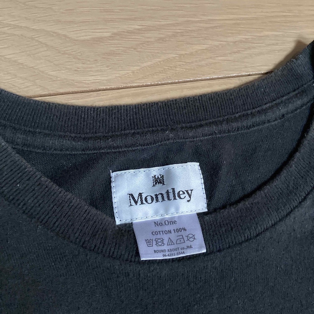 モーレー　MONTLEY 黒色　 メンズのトップス(Tシャツ/カットソー(半袖/袖なし))の商品写真