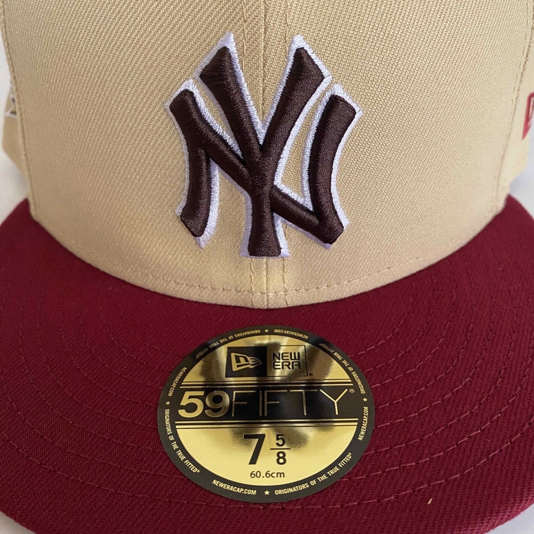 ツバ裏グレー New Era Cap 5/8 ニューエラ キャップ ヤンキース帽子