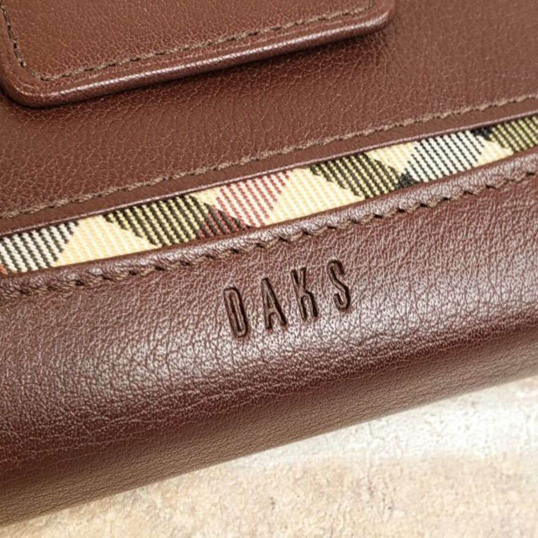 DAKS - 未使用 ダックス ☆ レザー 小銭入れ付き キーケース DAKS - 未使用 ダックス ☆ レザー 小銭入れ付き キーケース