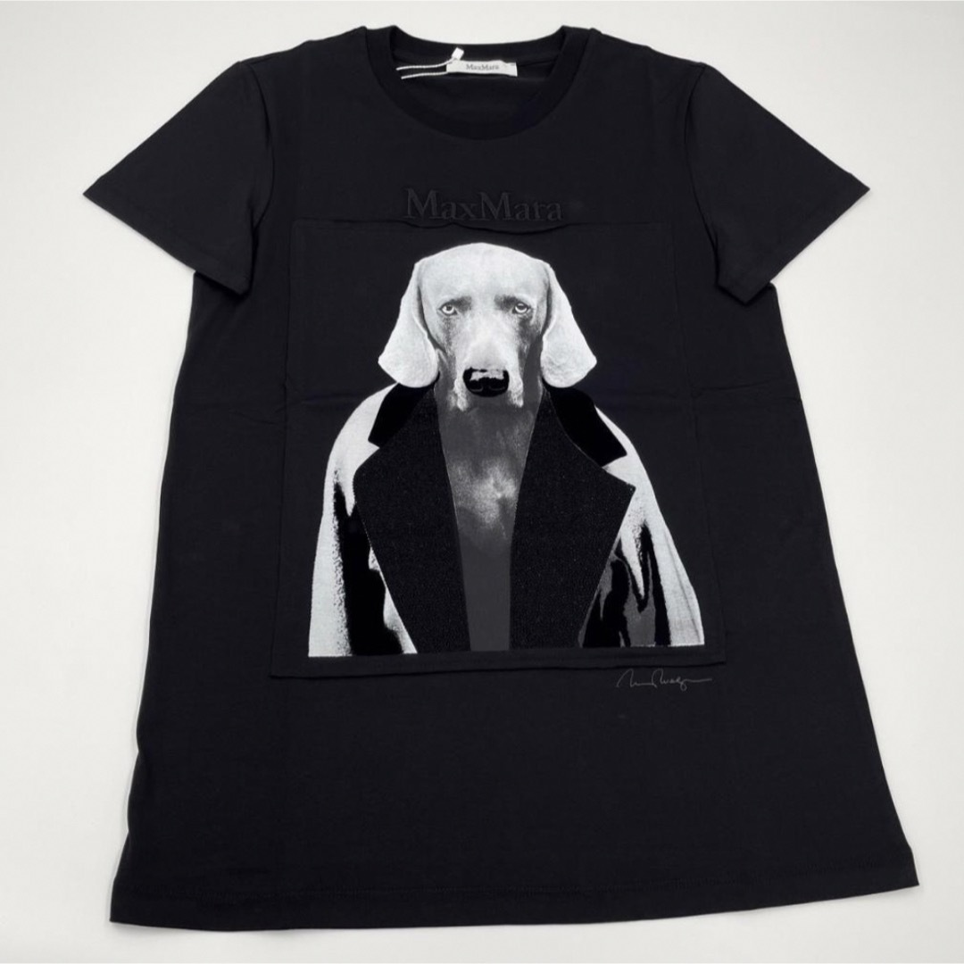 MAXMARA MMDOG ピュアコットンTシャツ