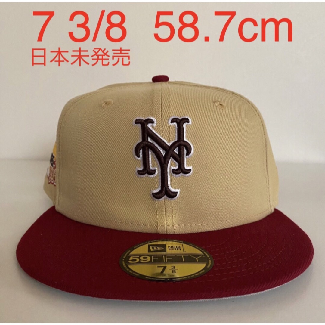 ツバ裏グレー New Era Cap 3/8 ニューエラ キャップ メッツ 帽子帽子