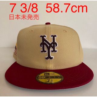 ニューエラー(NEW ERA)のツバ裏グレー New Era Cap 3/8 ニューエラ キャップ メッツ 帽子(キャップ)