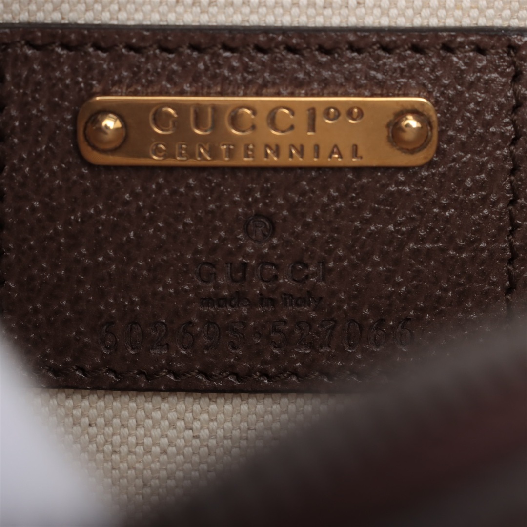 Gucci(グッチ)のグッチ 100周年記念モデル レザー  ブラウン ユニセックス ウエストバ レディースのバッグ(ボディバッグ/ウエストポーチ)の商品写真