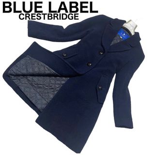 BLUE LABEL CRESTBRIDGE  ダブルフェイスコーディガン　38