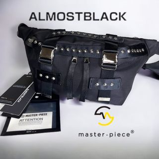 マスターピース(master-piece)の【未使用✴︎希少】オールモストブラック×マスターピース  ボディバッグ(ボディーバッグ)