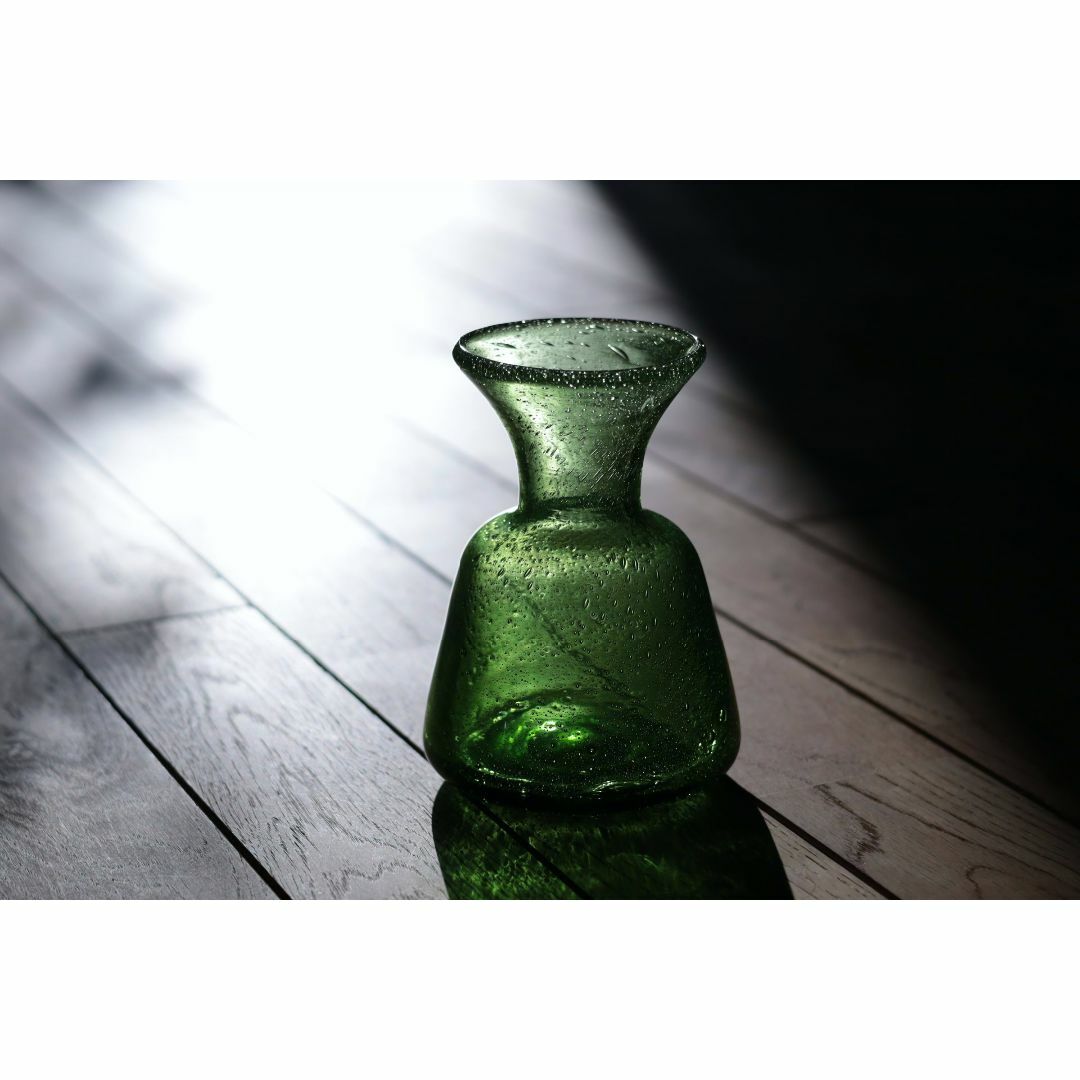 Lisa Larson(リサラーソン)のErik Hoglund エリックホグラン 花瓶 938gre エンタメ/ホビーの美術品/アンティーク(ガラス)の商品写真