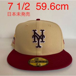 ニューエラー(NEW ERA)のツバ裏グレー New Era Cap 1/2 ニューエラ キャップ メッツ 帽子(キャップ)