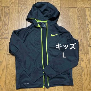 ナイキ(NIKE)のNIKE ナイキ　パーカー　裏起毛　黒　L 150 160 美品(ジャケット/上着)