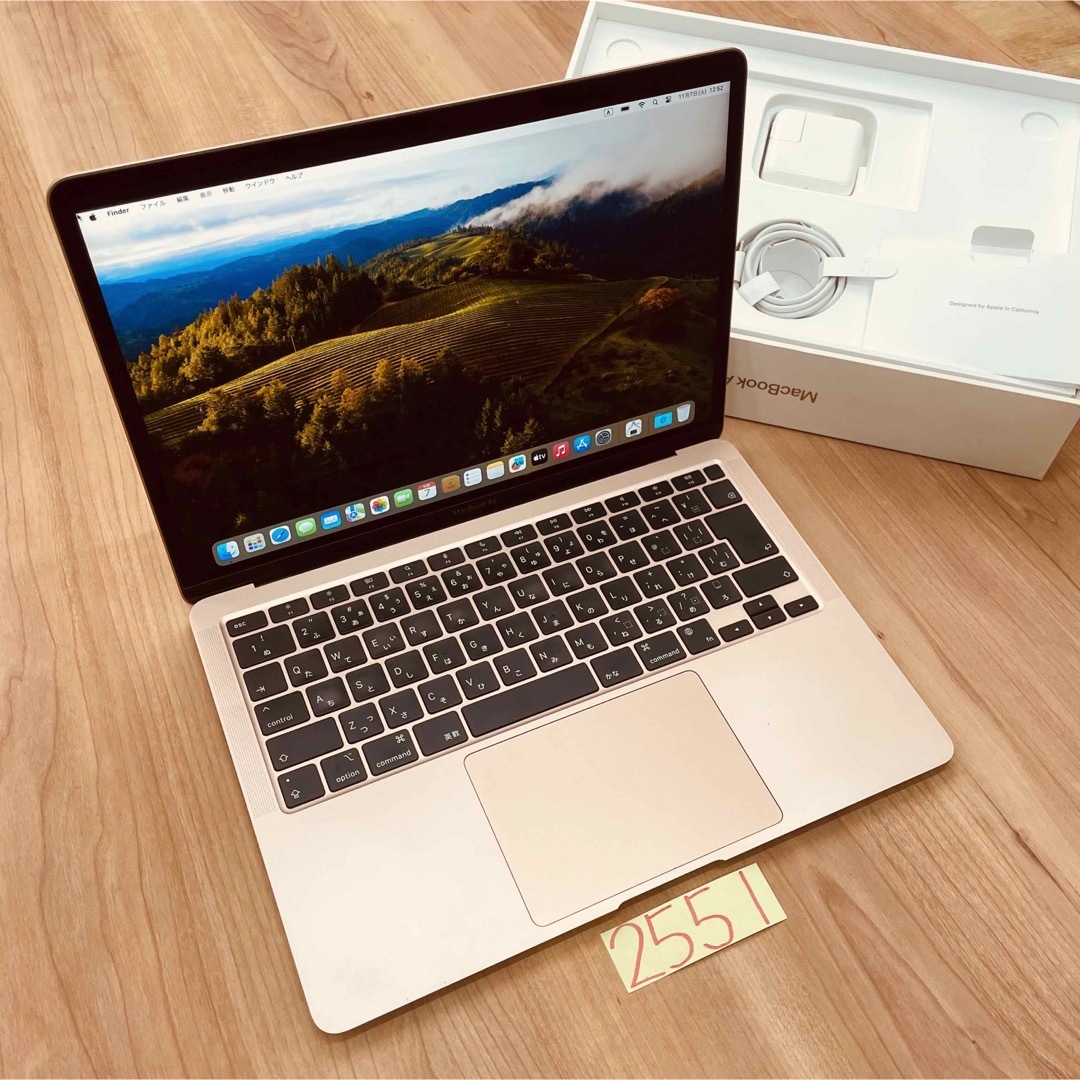 2018MacBook air 13インチ 2020 M1 メモリ16GB 512GB