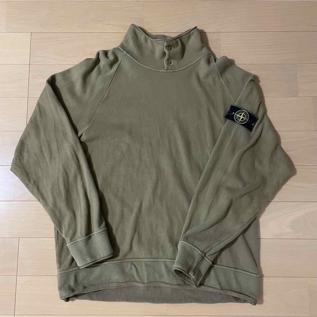 STONE ISLAND(ストーンアイランド)の90s Stone Island Raglan Sweat オスティ期 Lサイズ メンズのトップス(スウェット)の商品写真