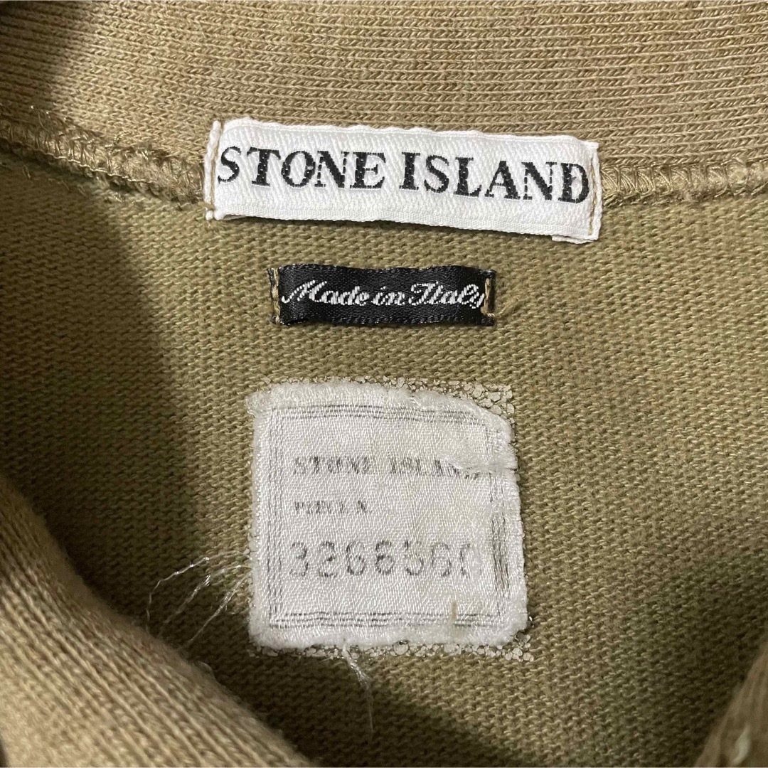 STONE ISLAND(ストーンアイランド)の90s Stone Island Raglan Sweat オスティ期 Lサイズ メンズのトップス(スウェット)の商品写真